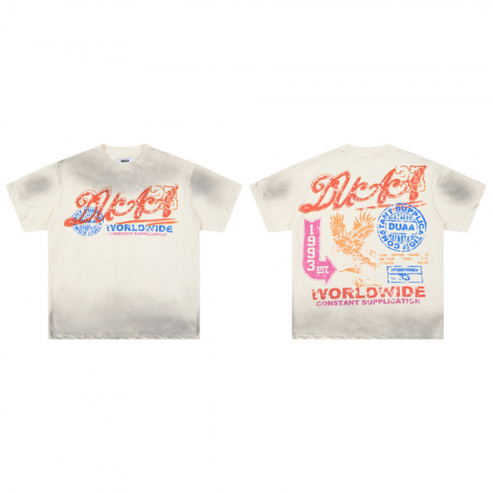Hip-Hop Street Print Washed Tee 12 colors 28929517