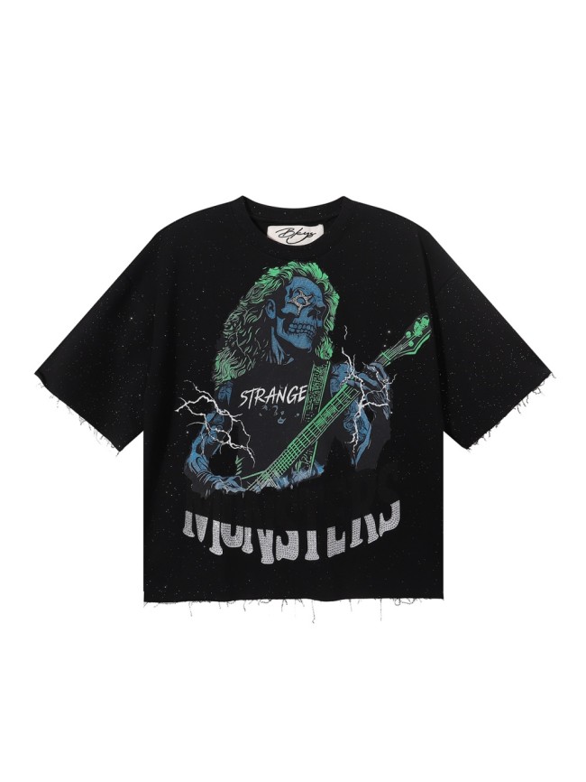 Monster F-Terry Cropped Print Tee 28930872