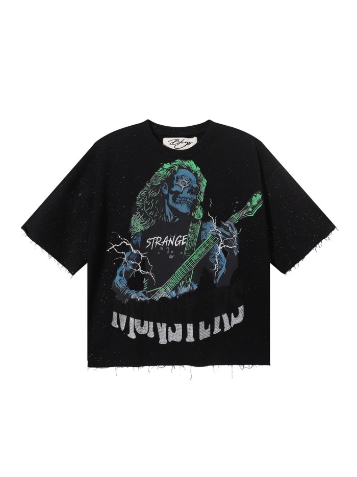 Monster F-Terry Cropped Print Tee 28930872