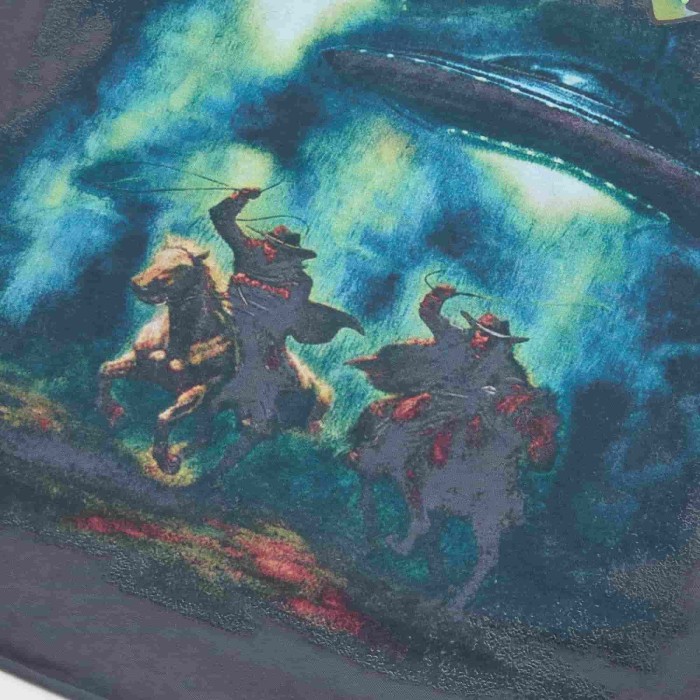 UFO Cowboy Rhinestone Print Washed Tee 28930931