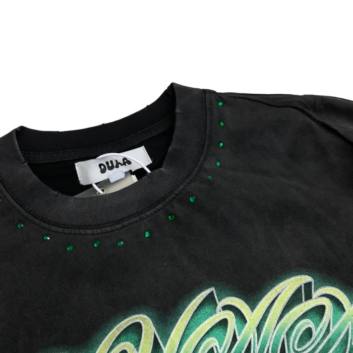 Latest Fashion Streetwear Rhinestone Long-Sleeve T-Shirt 28930897