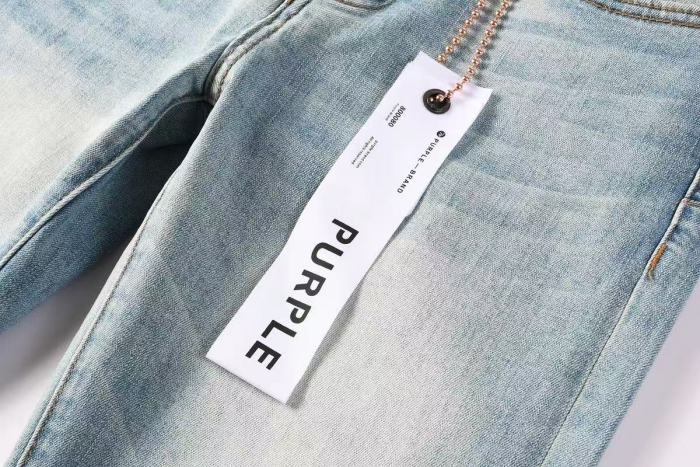 1:1 quality version Four-Pointed Star P Letter Yarn Embroidered Jeans 28963942