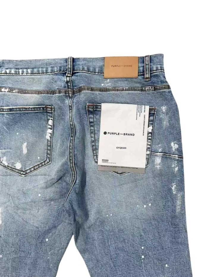 1:1 quality version White Paint Graffiti Flared Jeans 28963944