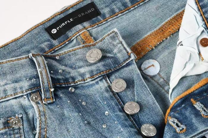 1:1 quality version Starry Sky Rhinestone Slim Fit Jeans 28963941