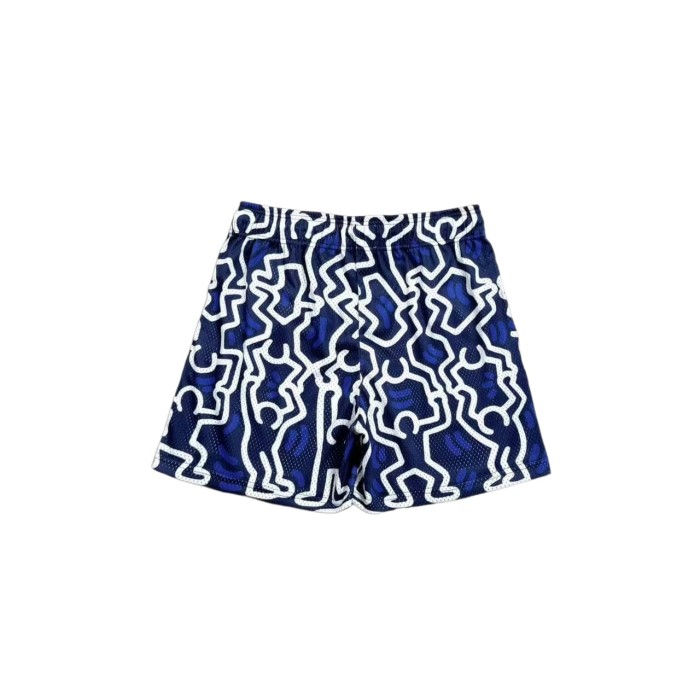 1:1 quality version Art Graffiti Co-Branded Print Mesh Shorts 3 colors 28969518