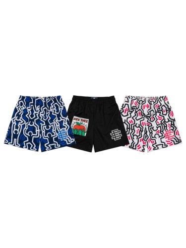 1:1 quality version Art Graffiti Co-Branded Print Mesh Shorts 3 colors 28969518