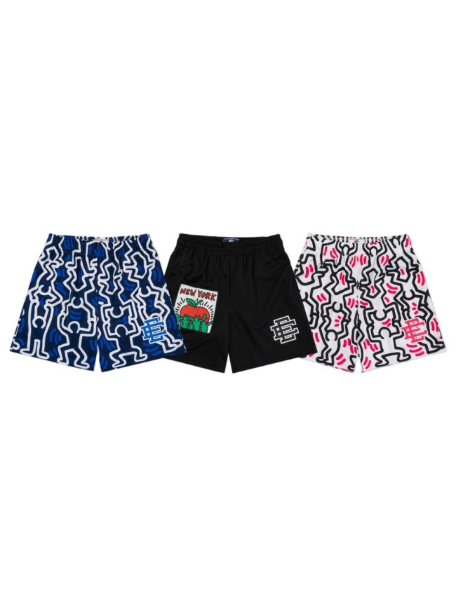 1:1 quality version Art Graffiti Co-Branded Print Mesh Shorts 3 colors 28969518
