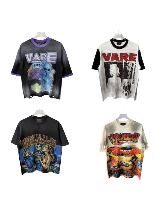 Alien UFO Print Washed tee 5 colors 28968703