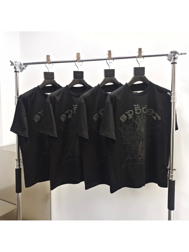 [Big & Tall for weights up to 220 lbs]1:1 quality version Black Letters Black Mesh Black Print Tee 28971638