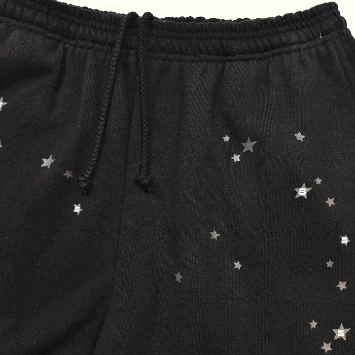 [Big & Tall for weights up to 220 lbs]1:1 quality version Black Letter With Rhinestone V2 Print Hoodie & Pants Set 28971641