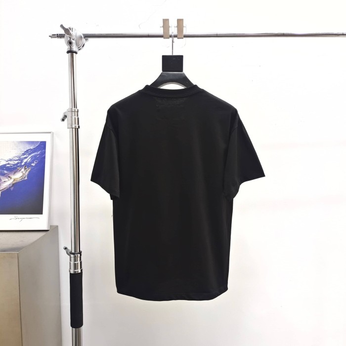 [Big & Tall for weights up to 220 lbs]1:1 quality version Black Letters Black Mesh Black Print Tee 28971638