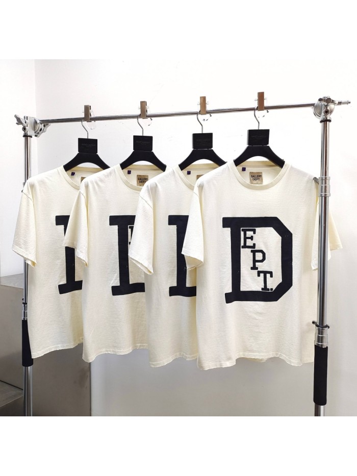 [Big & Tall for weights up to 260 lbs]1:1 quality version Large D Beige Print Tee 28971597