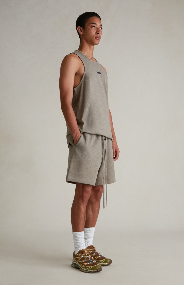 [Big & Tall for weights up to 220 lbs]1:1 quality version 3D Metal Brushed Logo Print Tee & Shorts Set 6 colors 28971502