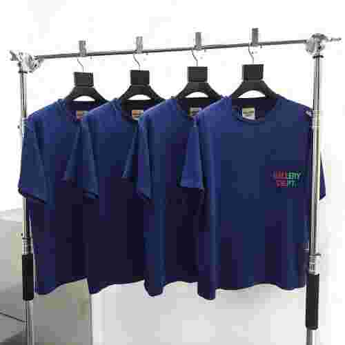 [Big & Tall for weights up to 260 lbs]1:1 quality version Fake Pocket Gradient Letter Print Tee 28971600