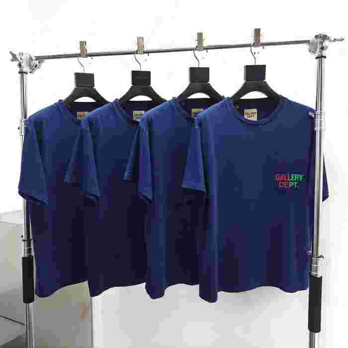 [Big & Tall for weights up to 260 lbs]1:1 quality version Fake Pocket Gradient Letter Print Tee 28971600