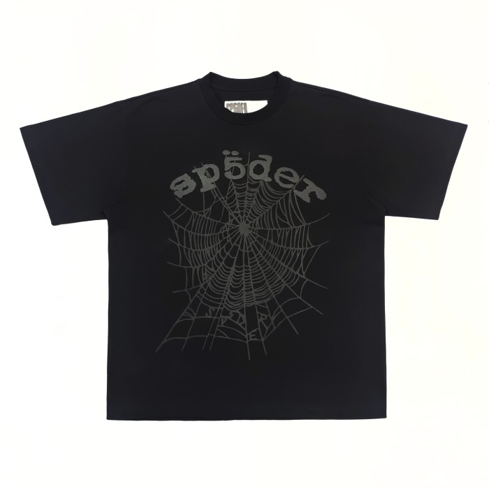 [Big & Tall for weights up to 220 lbs]1:1 quality version Black Letters Black Mesh Black Print Tee 28971638