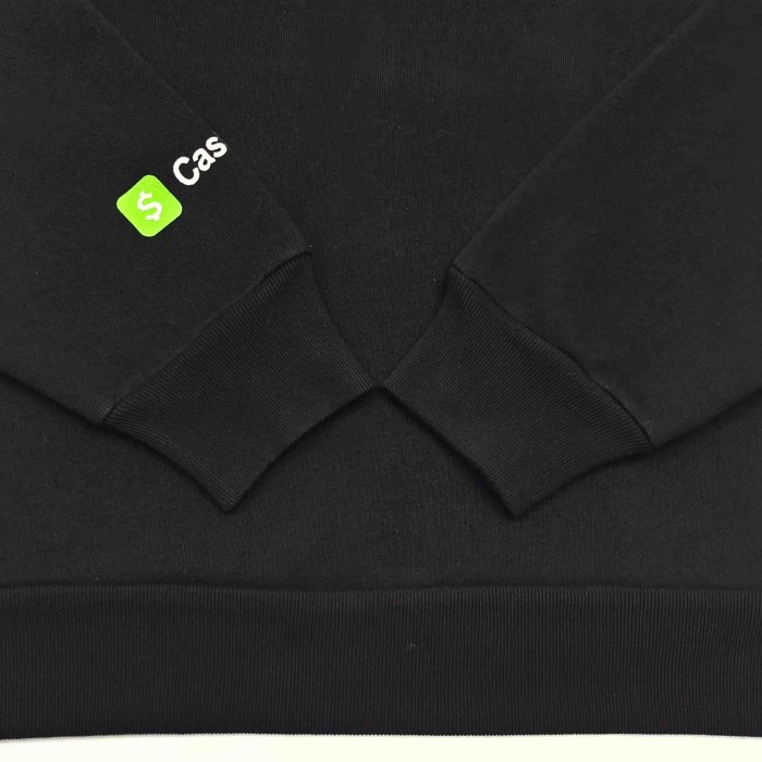[Big & Tall for weights up to 220 lbs]1:1 quality version Green Letter Rhinestone Zipper Print Hoodie 28971640