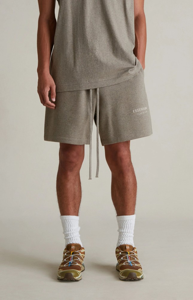 [Big & Tall for weights up to 220 lbs]1:1 quality version 3D Metal Brushed Logo Print Tee & Shorts Set 6 colors 28971502