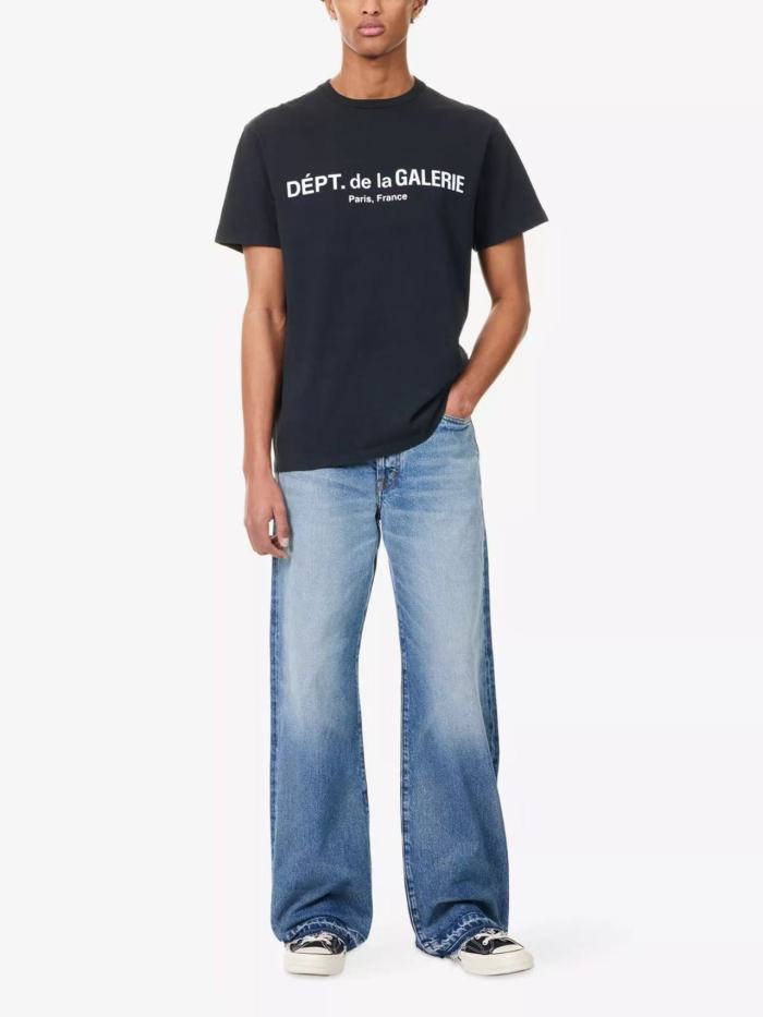 [Big & Tall for weights up to 260 lbs]1:1 quality version Flocked French Print Washed Tee 28971599