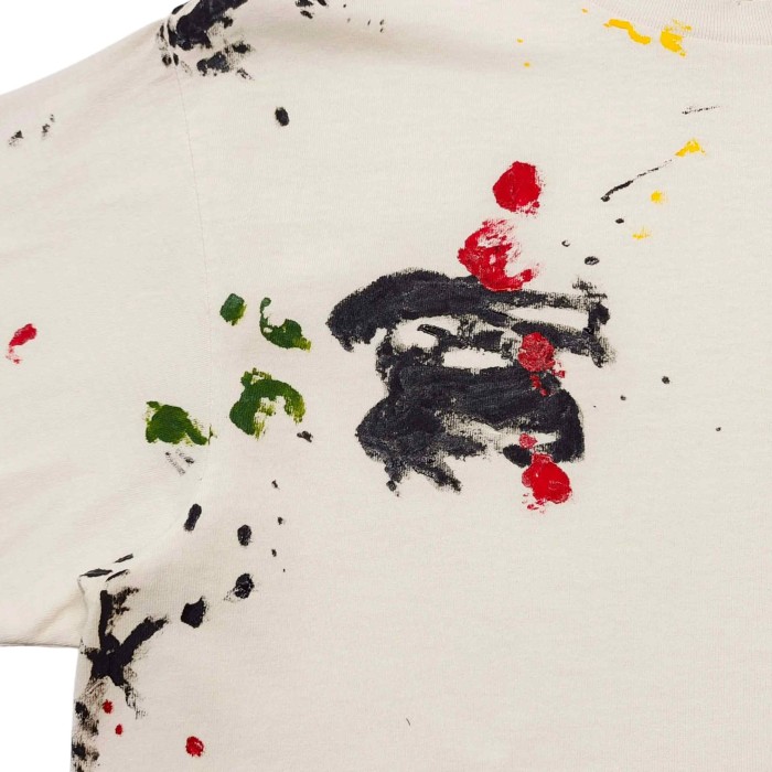 [Big & Tall for weights up to 260 lbs]1:1 quality version Smudged Hand-Painted Apricot Print Tee 28971887