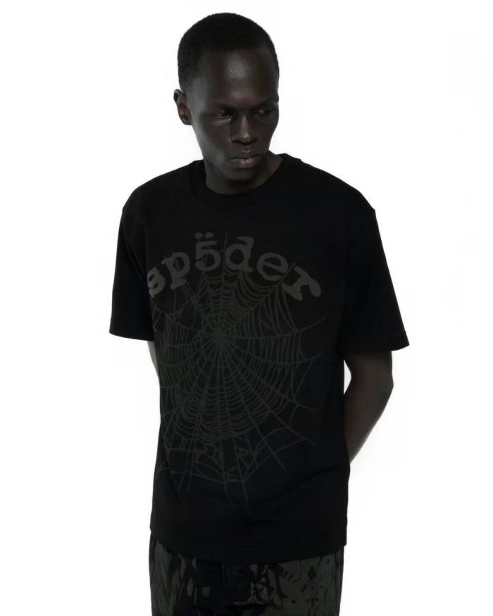 [Big & Tall for weights up to 220 lbs]1:1 quality version Black Letters Black Mesh Black Print Tee 28971638