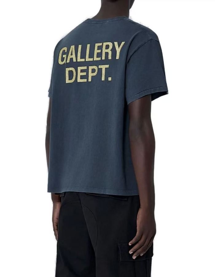 [Big & Tall for weights up to 260 lbs]1:1 quality version Film Drill Letter Print Washed Tee 28974022
