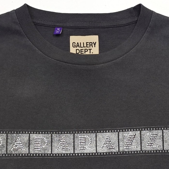[Big & Tall for weights up to 260 lbs]1:1 quality version Film Drill Letter Print Washed Tee 28974022