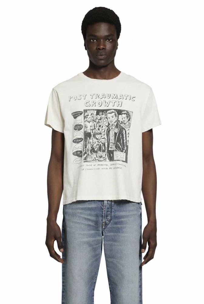 [Big & Tall for weights up to 260 lbs]1:1 quality version Portrait PTG Beige Print Tee 28974021