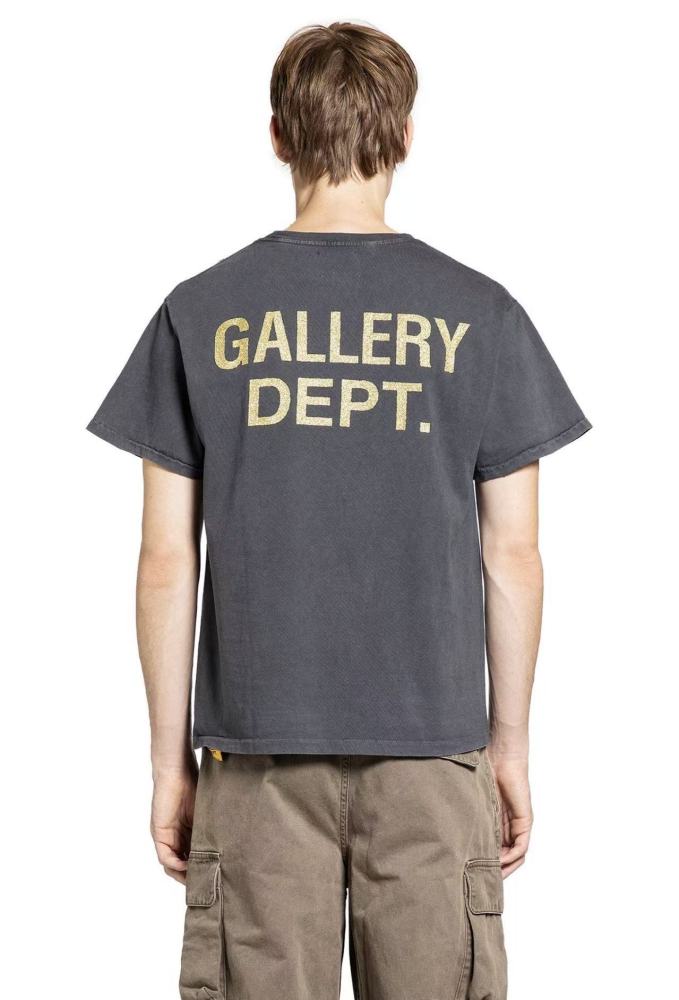 [Big & Tall for weights up to 260 lbs]1:1 quality version Film Drill Letter Print Washed Tee 28974022