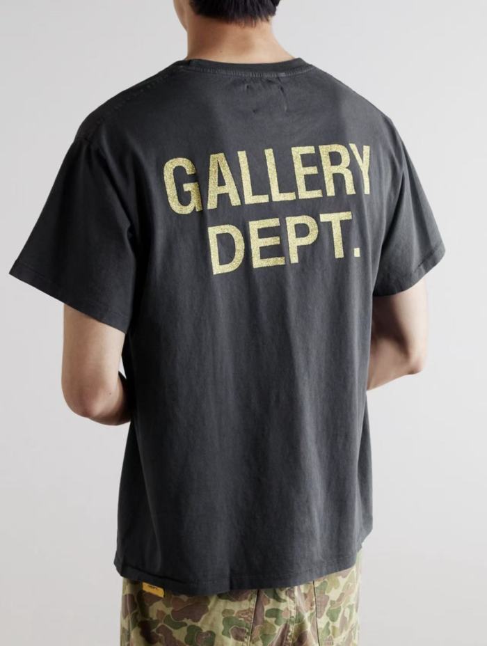 [Big & Tall for weights up to 260 lbs]1:1 quality version Film Drill Letter Print Washed Tee 28974022
