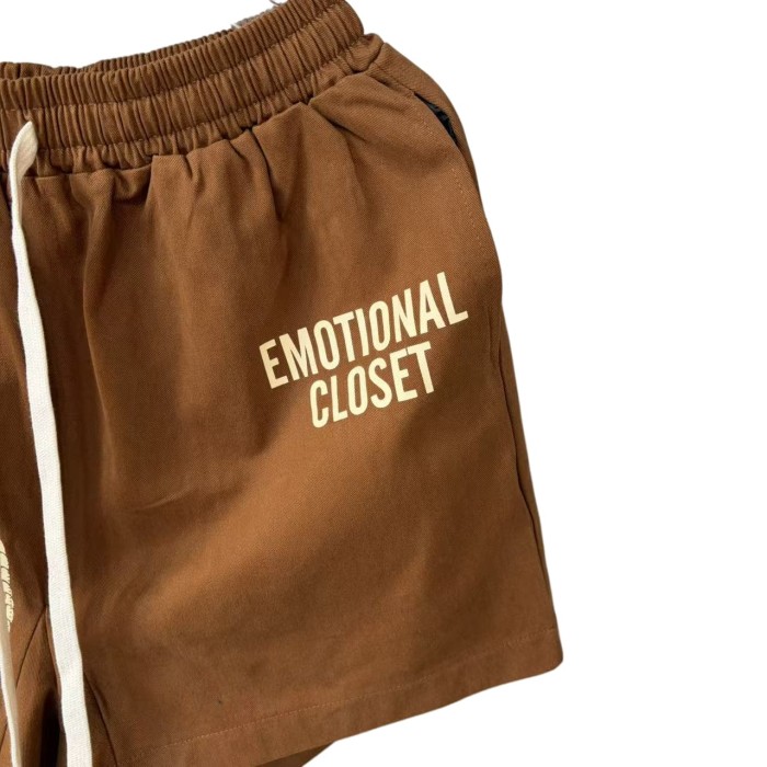 Elastic Waist Shorts Wing Logo Casual Streetwear Sweat Shorts 2 colors 28977961