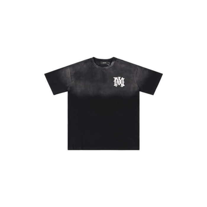 High Street Gothic Letter Gradient Print Washed tee 2 colors 28979019