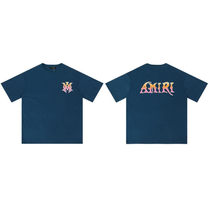Pink Orange Gradient Logo Graphic Print Tee 2 colors 28979012