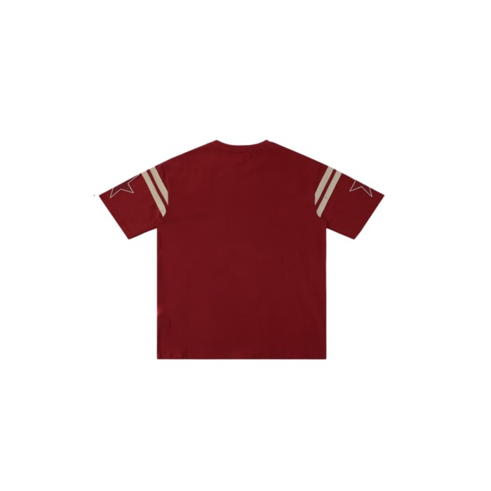 Football Jersey Inspired Badge Print Vintage Oversized T-Shirt Tee 3 colors 28979062