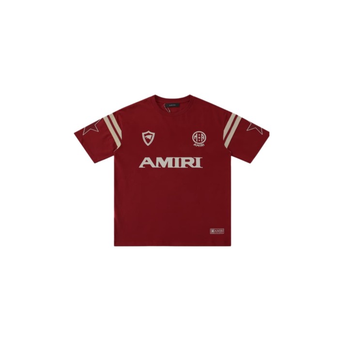 Football Jersey Inspired Badge Print Vintage Oversized T-Shirt Tee 3 colors 28979062