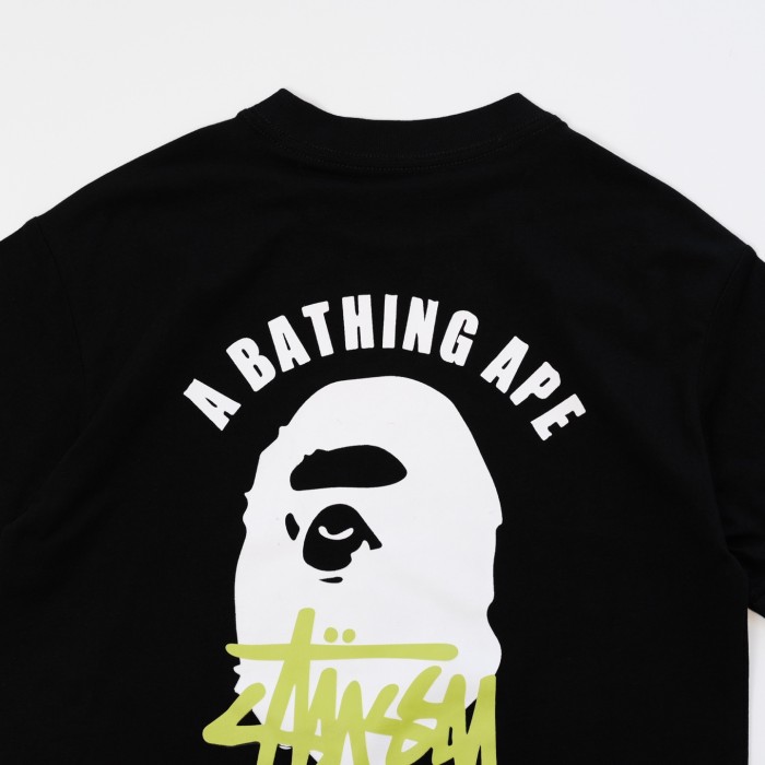 Co-branded Ape Head Graffiti Signature Print T-Shirt for Kids 2 colors 29006334
