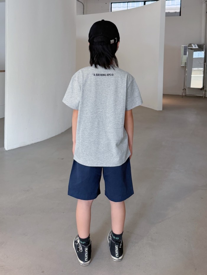 Ape Head Number & Letter Print T-Shirt for Kids 2 colors 29006361
