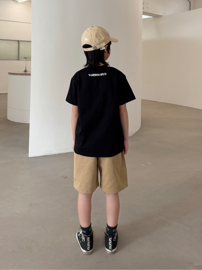 Ape Head Number & Letter Print T-Shirt for Kids 2 colors 29006361