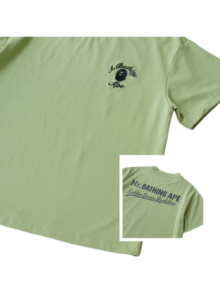 Ape Head Letter Embroidery Print T-Shirt for Kids 2 colors 29006317