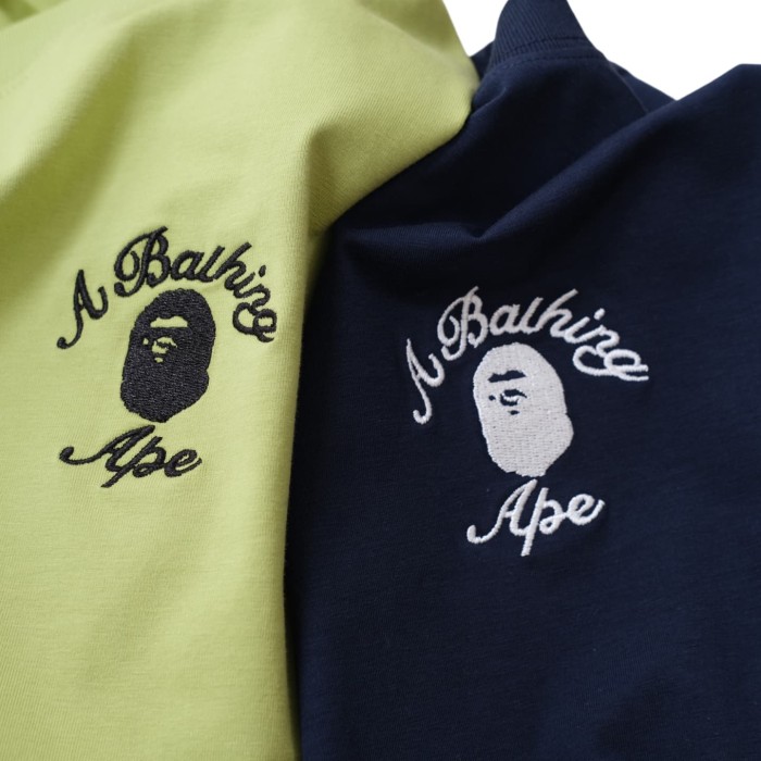 Ape Head Letter Embroidery Print T-Shirt for Kids 2 colors 29006317