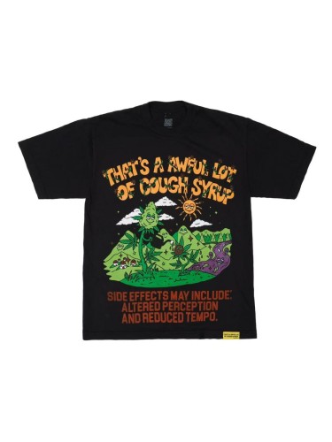 Psychedelic Sun Plant Print Tee 2 colors 29010783
