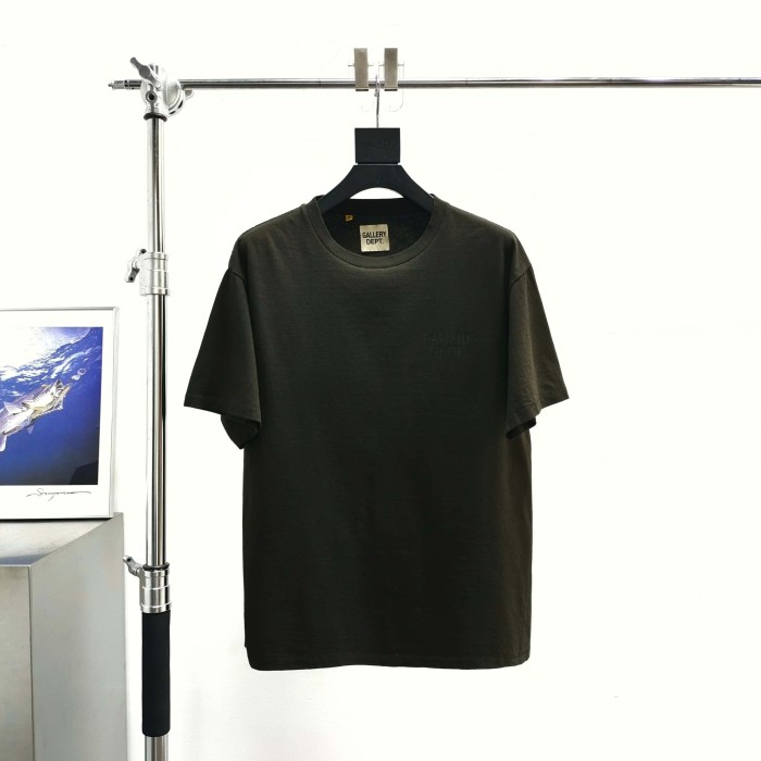 [Big & Tall for weights up to 220 lbs]1:1 quality version Black Letter Dark Brown Basic Print Tee 29033205
