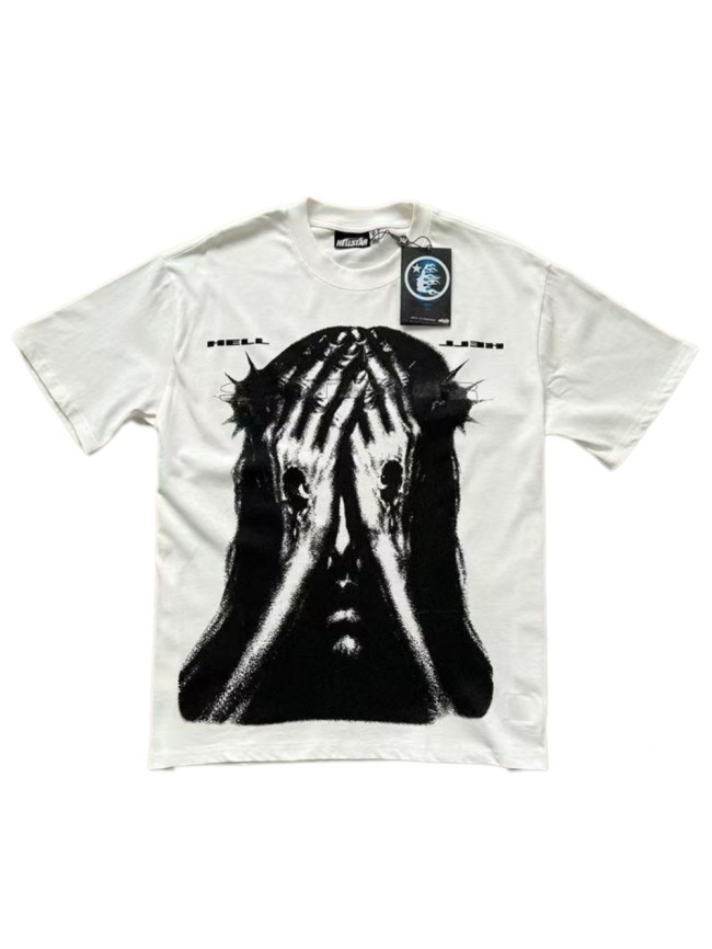 Niche Dark Style Printed Streetwear T-shirt 29032785