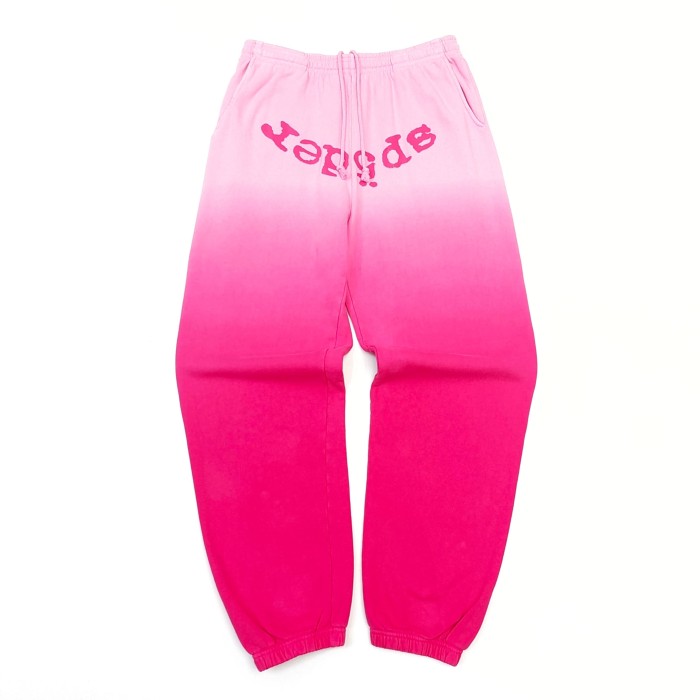 [Big & Tall for weights up to 220 lbs]1:1 quality version Red Pink Dip Dye Print Hoodie & Pants Set 29033218