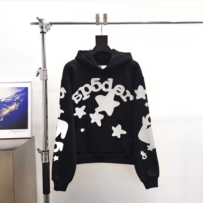 [Big & Tall for weights up to 220 lbs]1:1 quality version Reflective Big Star Print Hoodie & Pants Set 29033214