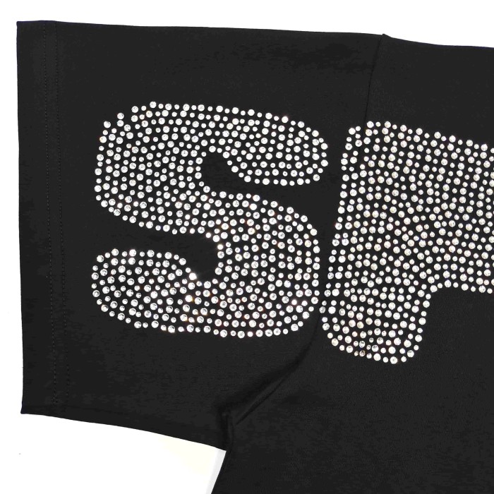 [Big & Tall for weights up to 220 lbs]1:1 quality version Cross Spider Web Rhinestone Tee 2 colors 29033212