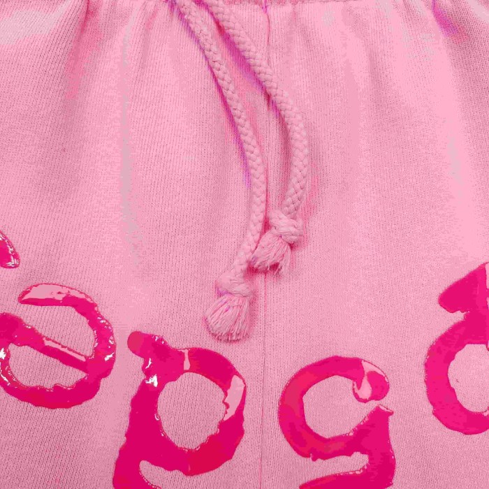 [Big & Tall for weights up to 220 lbs]1:1 quality version Red Pink Dip Dye Print Hoodie & Pants Set 29033218