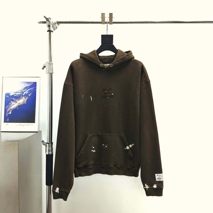 [Big & Tall for weights up to 260 lbs]1:1 quality version Small French Hand-Printed Hoodie & Pants Set 29033210