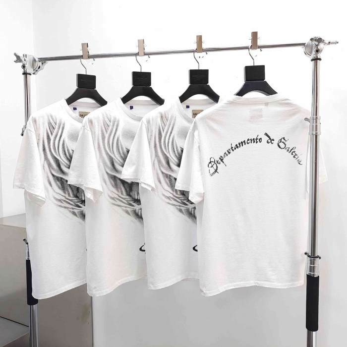 [Big & Tall for weights up to 220 lbs]1:1 quality version Hurricane Face White Print Tee 29033207