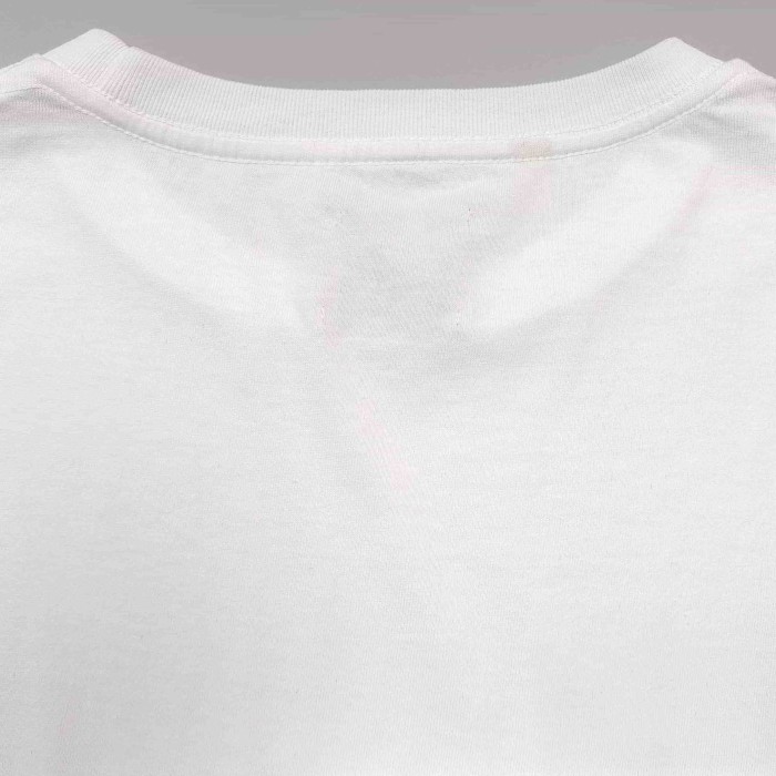 [Big & Tall for weights up to 220 lbs]1:1 quality version Flocked French Text White Print Tee 29033206